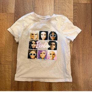 Old Navy Kids Barbie Graphic Short Sleeve Tee Beige Size 4T Girls